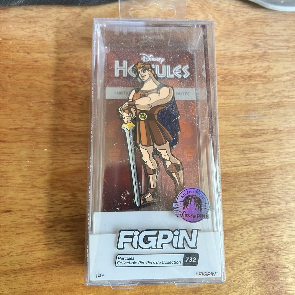 NEW! Disney Parks Exclusive FigPin Hercules 732 Limited Release Authentic